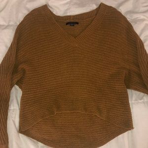 AMERICAN EAGLE chenille cropped sweater